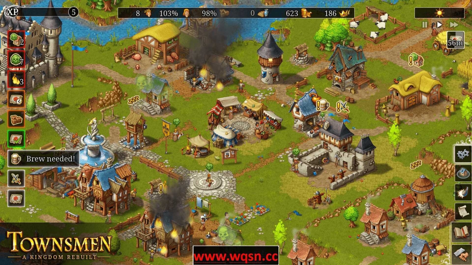 《家园：重建王国/Townsmen》v2.2.8.0免安装中文版 - 万千少女游戏网-万千少女游戏万千少女游戏网