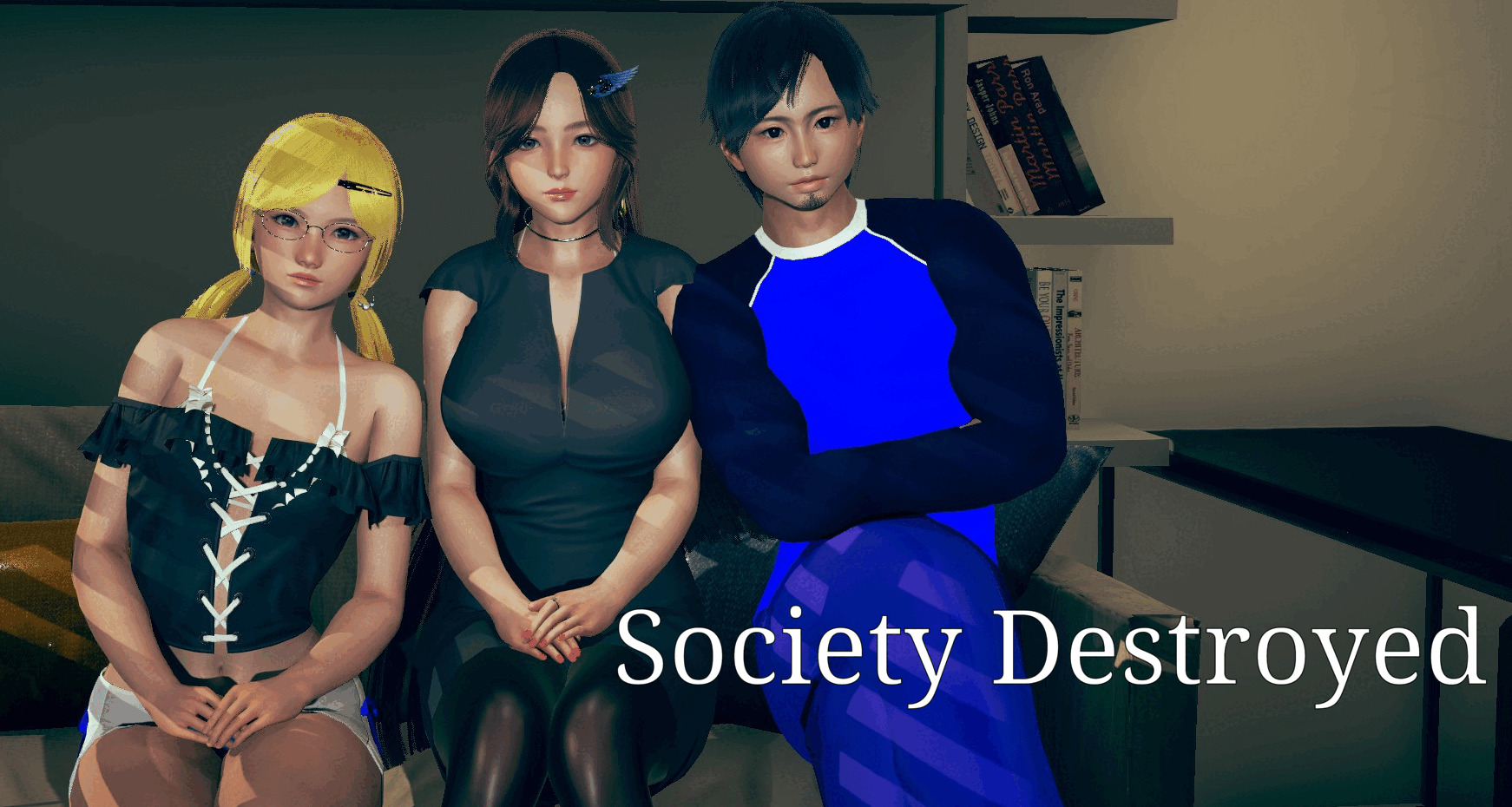 [国风SLG汉化动态] 社会被摧毁 Society Destroyed [v1.0][双端490M] - 万千少女游戏网-万千少女游戏万千少女游戏网